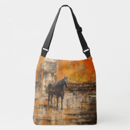 Bolsa Ajustável Cavalo Majestoso em Abstrato Sunset