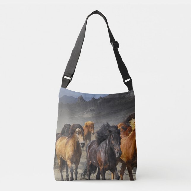 Bolsa Ajustável Cavalos selvagens (Frente)