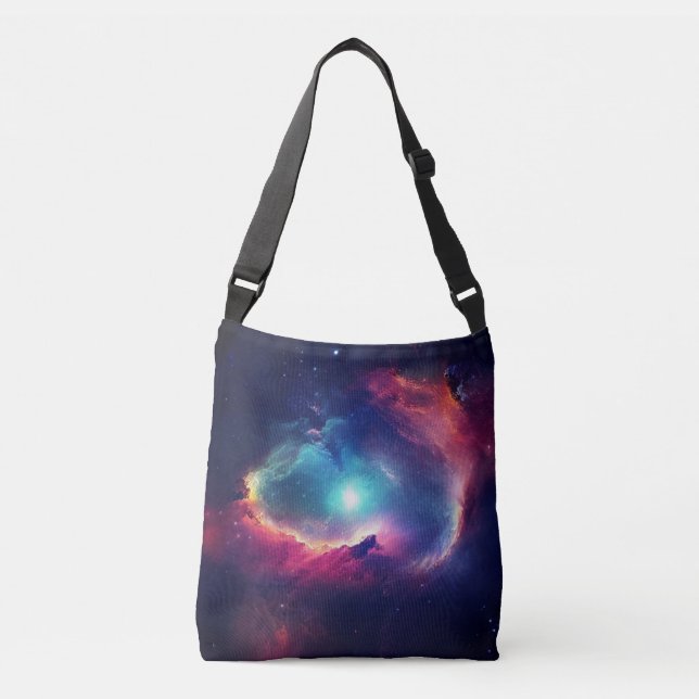 Bolsa Ajustável Céleo Cosmos Moderno Espaço Galáxia Céu (Frente)