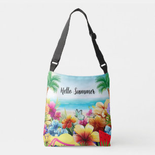 Bolsa Ajustável Cena de Praia de Verão Divertida