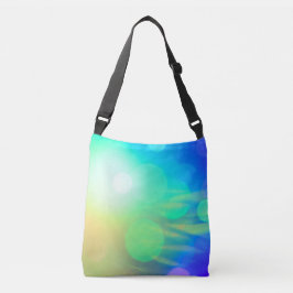 Bolsa Ajustável Céu Verde Azul abstrato Verão com Sol Sol