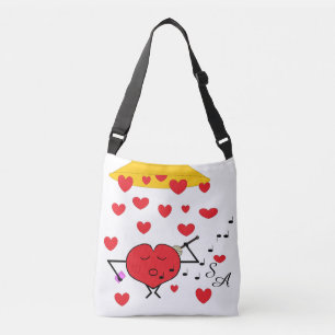 Bolsa Ajustável Chá de Corações: Branco