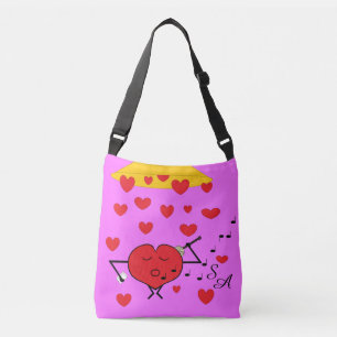 Bolsa Ajustável Chá de Corações: Fuchsia
