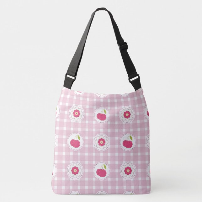 Bolsa Ajustável Cherry Picnic Cross-Body Bag (Frente)