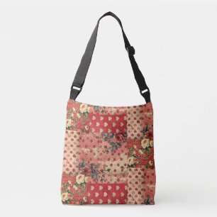 Bolsa Ajustável Chique Vintage bonito Distante Floral