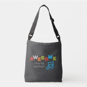 Bolsa Ajustável Chorus Teacher Appreciation Day Notes Incrível