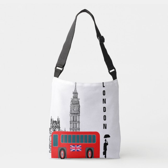 Bolsa Ajustável Cidade de Londres (Frente)