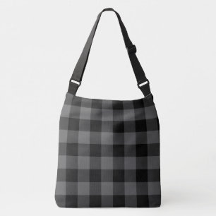 Bolsa Ajustável Cinza Black Buffalo Xadrez