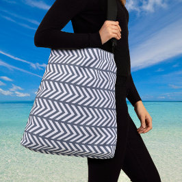 Bolsa Ajustável Cinza Estampado