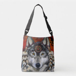 BOLSA AJUSTÁVEL CINZA WOLF ART