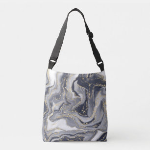 Bolsa Ajustável Cinzas marmoreadas, brancas e Douradas