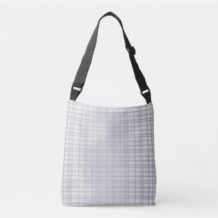 Bolsa Ajustável Cinzas, modernas, simples, legal, linhas de grelha
