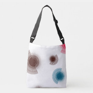 Bolsa Ajustável Círculos coloridos, legal, de pinceladas urbanas