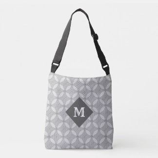 Bolsa Ajustável Círculos Elegantes e Pontos Prateados