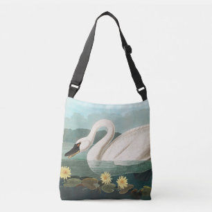 Bolsa Ajustável cisnes brancas de pássaro de audubon do cisne