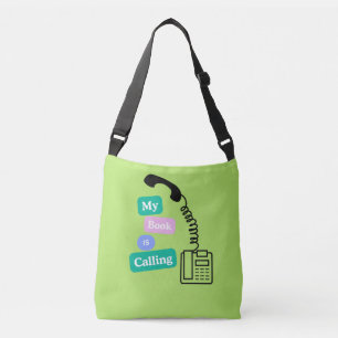 Bolsa Ajustável Citação Divertida de Leitor de Livros