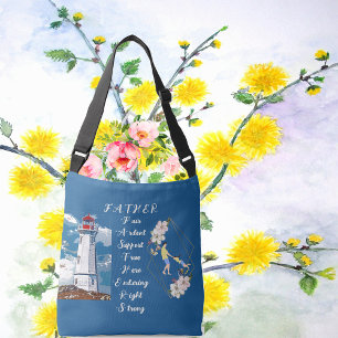 Bolsa Ajustável Citação do Dia de os pais do farol de fixação da f