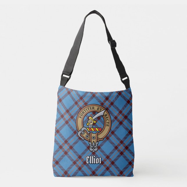 Bolsa Ajustável Clan Elliot Antigo Tartan (Frente)