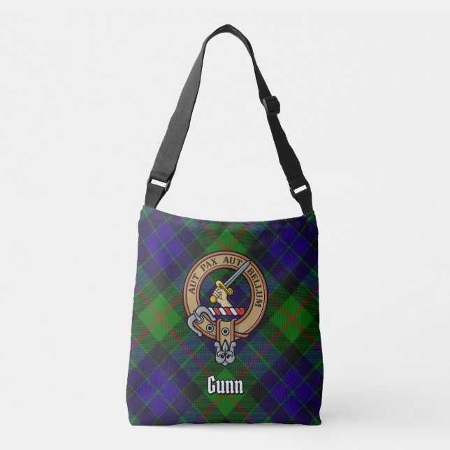 Bolsa Ajustável Clan Gunn Tartan Crossbody Bag (Frente)