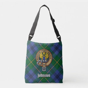 Bolsa Ajustável Clan Johnston Tartan Crossbody Bag