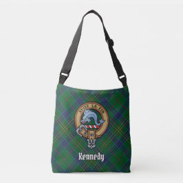 Bolsa Ajustável Clan Kennedy Crest sobre Tartan