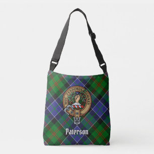 Bolsa Ajustável Clan Paterson Crest sobre Tartan