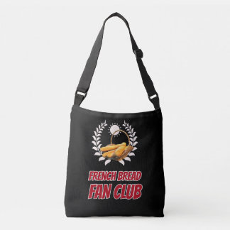 Bolsa Ajustável Clube de Fãs do Pão Francês Humor Divertido para A