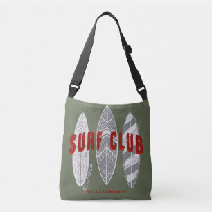 Bolsa Ajustável Clube de surfs Summer Beach Vacage Funny Vintage