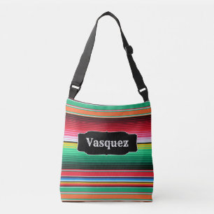 Bolsa Ajustável Cobertura mexicana de Serape do espanhol feito sob