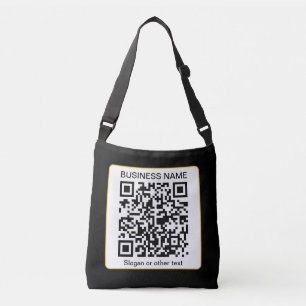 Bolsa Ajustável Código QR editável digitalizável + nome da sua emp