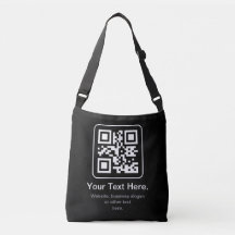 Código QR moderno escaneável | Preto Branco e Cinz