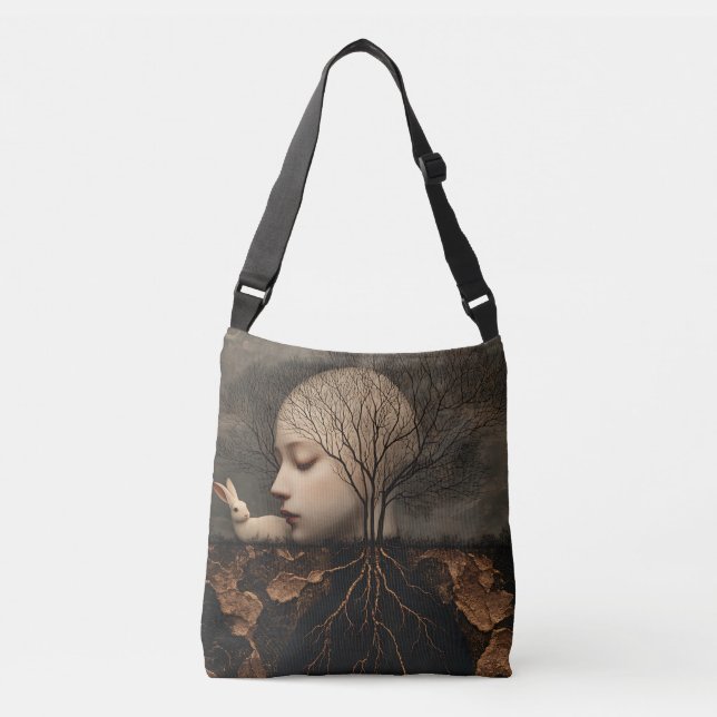 Bolsa Ajustável Coelho Branco (Frente)
