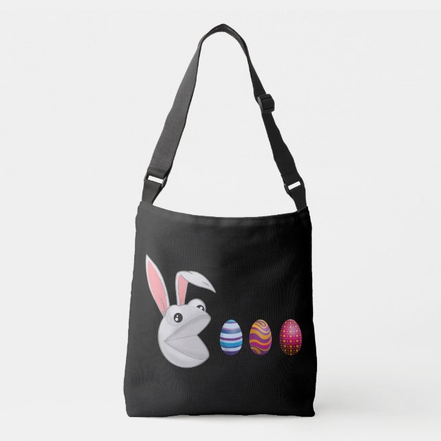 Bolsa Ajustável Coelho de Páscoa Caça ao Ovo (Frente)