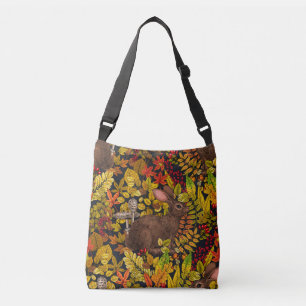 Bolsa Ajustável Coelho do outono a preto