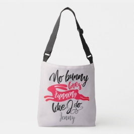 Bolsa Ajustável Coelho Vermelho Divertido Motivação para Correr No