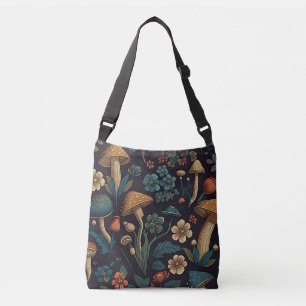 Bolsa Ajustável Cogumelos e Flores Design 1