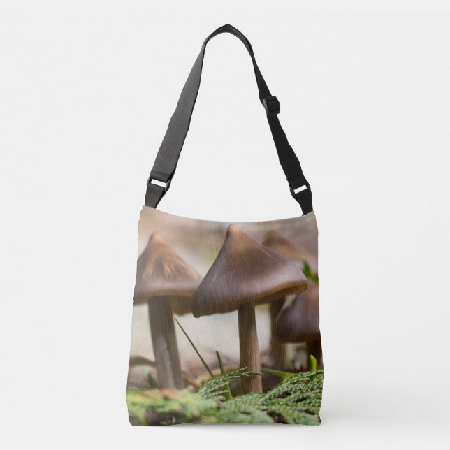 Bolsa Ajustável Cogumelos na Floresta (Frente)