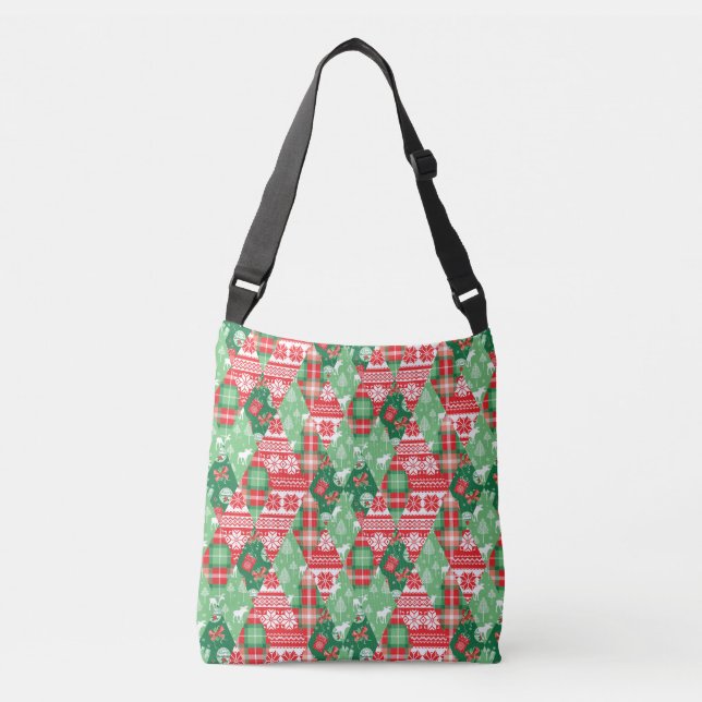 Bolsa Ajustável Colagem do Aliado de Natal (Frente)