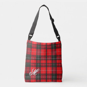 Bolsa Ajustável Coleção de Tartan Tradicional Vermelho xadrez