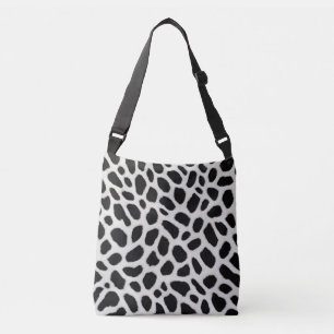 Bolsa Ajustável Coleção Elegante de Leopardo Branco Trendy de Luxo