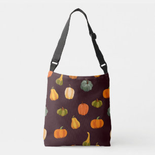 Bolsa Ajustável Colorida Pumpkins: Elegância Escura de Outono.