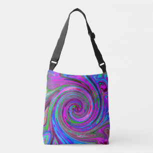 Bolsa Ajustável Colorido Design Abstrato Retro com Redemoinho Mage
