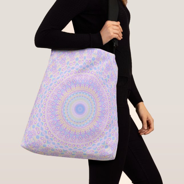 Bolsa Ajustável Colorido Mandala Hippie Groovy (Close Up)
