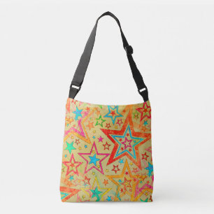 Bolsa Ajustável Colorir padrão de gradação de estrelas sem problem