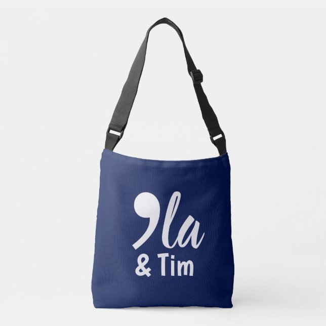 Bolsa Ajustável Comma Kamala e Tim 2024 (Frente)