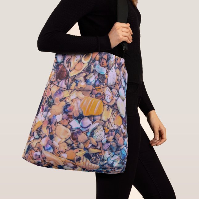 Bolsa Ajustável Conchas e bolhas de mar (Close Up)