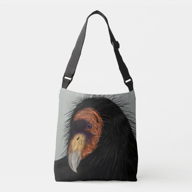 Bolsa Ajustável Condor-da-Califórnia Ilustrado (Frente)