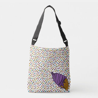 Bolsa Ajustável Cone de Sorvete de Uva Colorido sorvetedelicioso