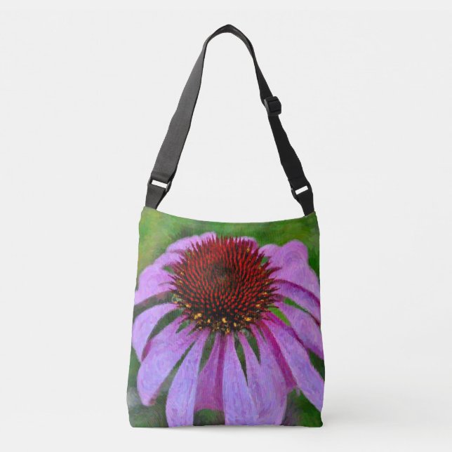 Bolsa Ajustável Coneflower Roxa (Frente)