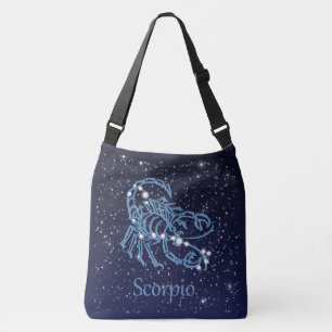 Bolsa Ajustável Constelação Scorpio e Sinal Zodiac com Estrelas